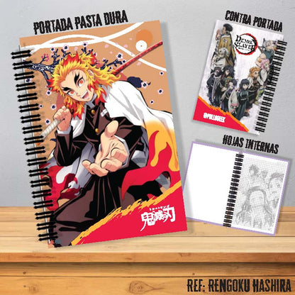 Cuaderno Pilares Hashiras Grande